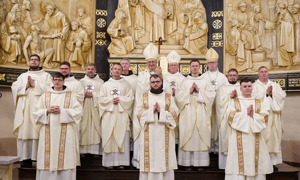 Katowice. Święcenia diakonatu i prezbiteratu u franciszkanów i cystersów