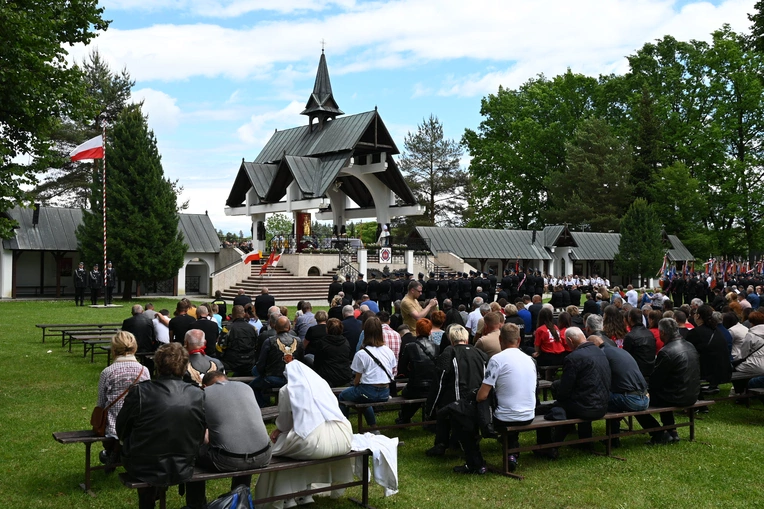 Strażacy i motocykliści dojechali do Gaździny Podhala 