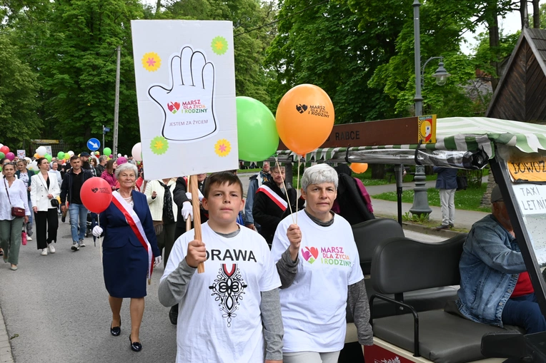Marsz dla Życia i Rodziny w Rabce-Zdroju 