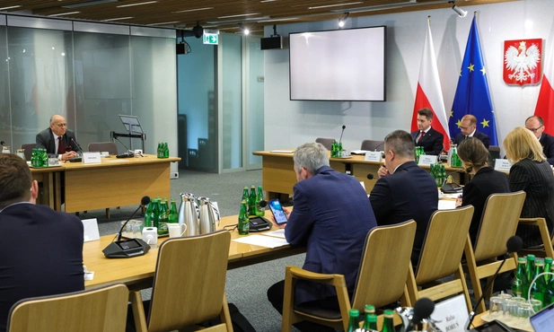 Podczas spotkania komisji śledczej