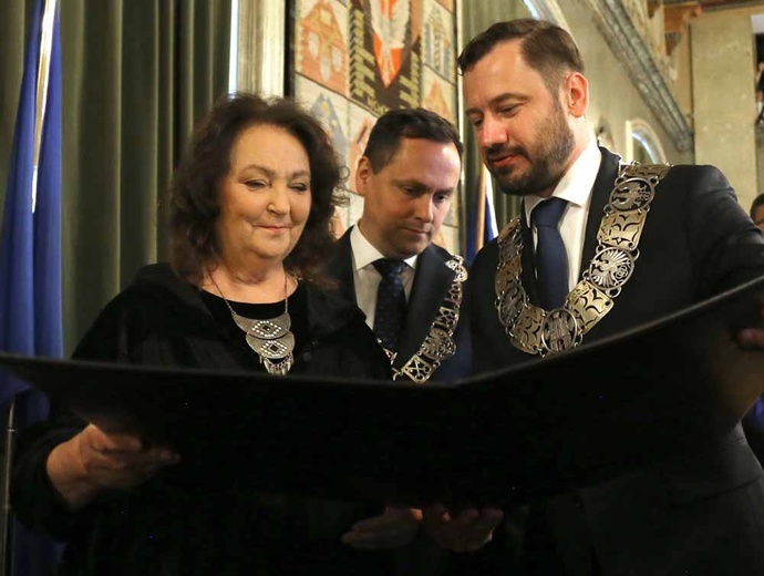 Anna Dymna Honorową Obywatelką Miasta Krakowa