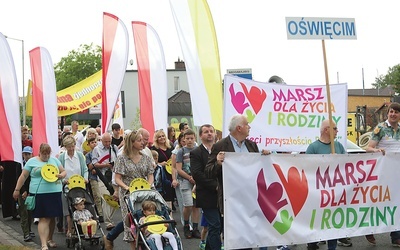 Tak oświęcimianie manifestowali przed rokiem.