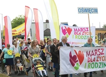 Tak oświęcimianie manifestowali przed rokiem.