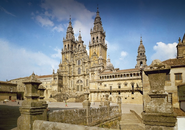 Katedra  w Santiago  de Compostela. 