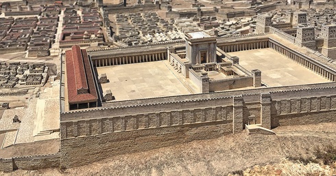 Świątynia jerozolimska przed zagładą miasta w 70 roku.
