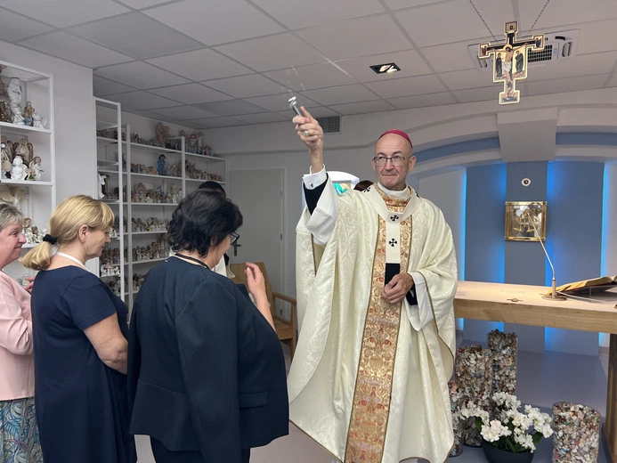 Górnośląskie Centrum Zdrowia Dziecka. Poświęcenie kaplicy Aniołów Stróżów