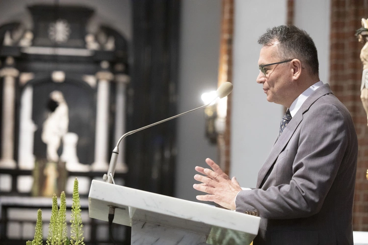 Msza św. inaugurująca wystawę o bł. Jerzym Popiełuszko