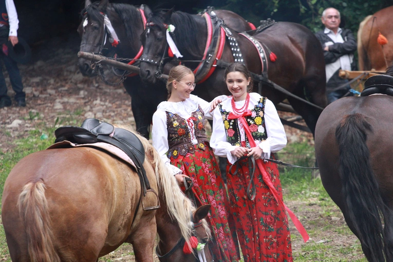 Msza św. przy kapliczce 