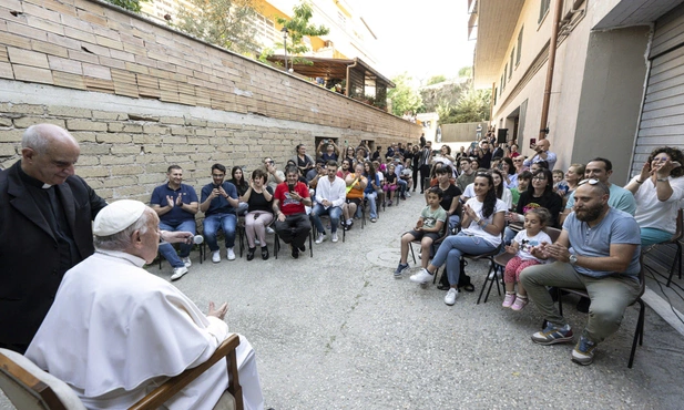 Franciszek na spotkaniu z rodzinami