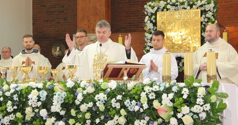 Uroczystość sakramentu święceń w Koszalinie