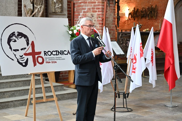 Uroczystości 40. rocznicy śmierci bł. Jerzego Popiełuszki w bazylice św. Brygidy