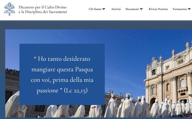 Nowa strona internetowa Dykasterii ds. Kultu Bożego i Dyscypliny Sakramentów
