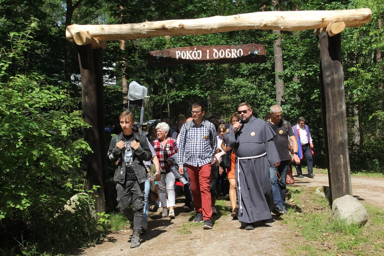 Odpust Polanowski - wejście na górę