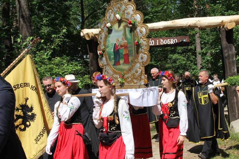 Odpust Polanowski - wejście na górę