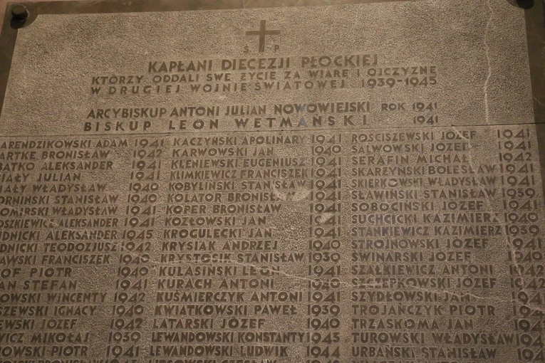 Płock. 25-lecie beatyfikacji płockich męczenników II wojny światowej