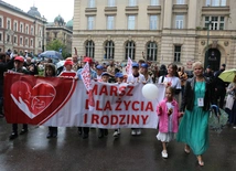 Kraków. Maszerowali dla życia i rodziny
