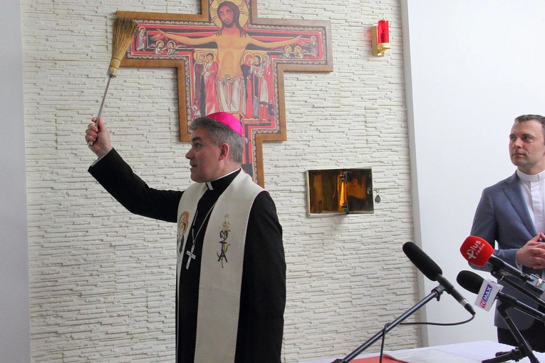 Poświęcenie centrali Caritas