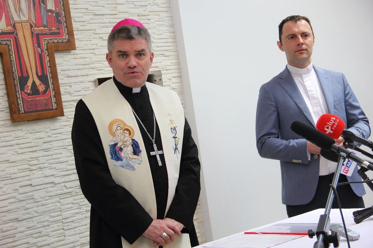 Poświęcenie centrali Caritas