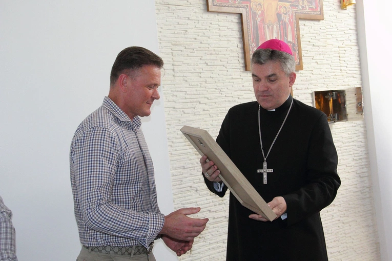Poświęcenie centrali Caritas