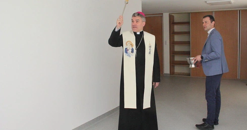 Poświęcenie centrali Caritas