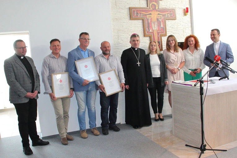 Poświęcenie centrali Caritas
