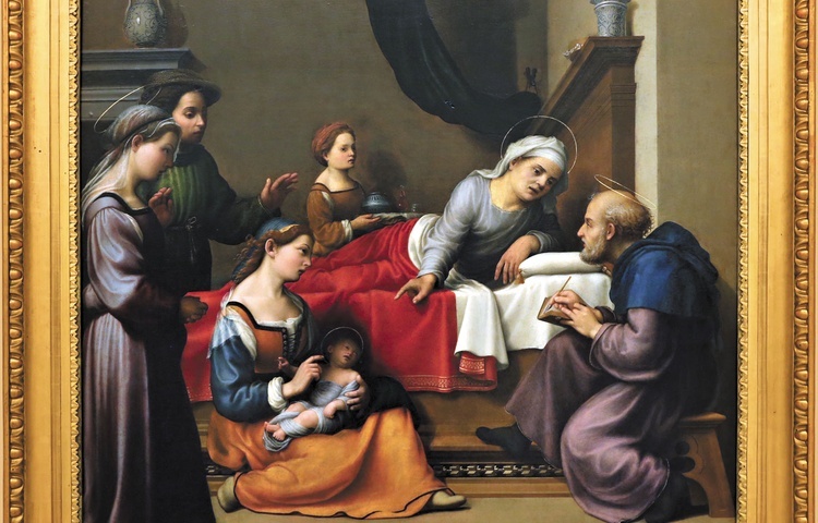 „Narodziny św. Jana Chrzciciela” w obrazie Giuliano Bugiardiniego