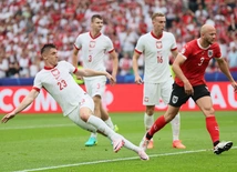 Euro 2024: Bolesna porażka Biało-Czerwonych z Austrią