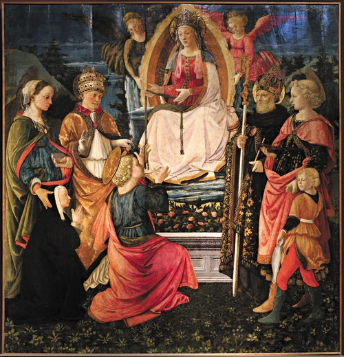 „Madonna della cintola” w obrazie z XV wieku