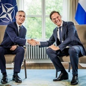 Odchodzący i nowy Sekretarz Generalny NATO