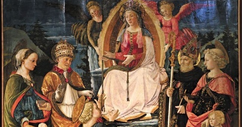 „Madonna della cintola” w obrazie z XV wieku