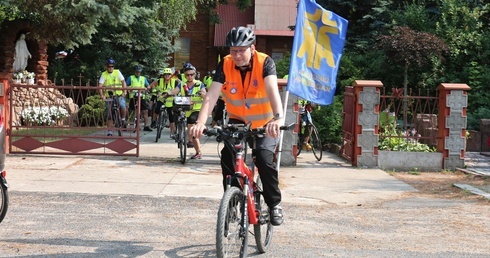 Msza św. w intencji uczestników pielgrzymki rowerowej na Jasną Górę