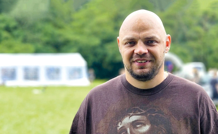 Łukasz Wieczorek „Wieczny” był gościem spotkania w Dąbrowie Tarnowskiej.
