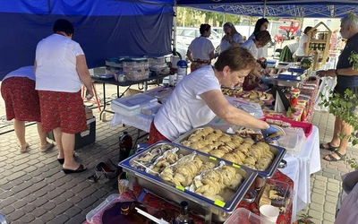 Podczas festiwalu królowały pierogi róznych smaków.