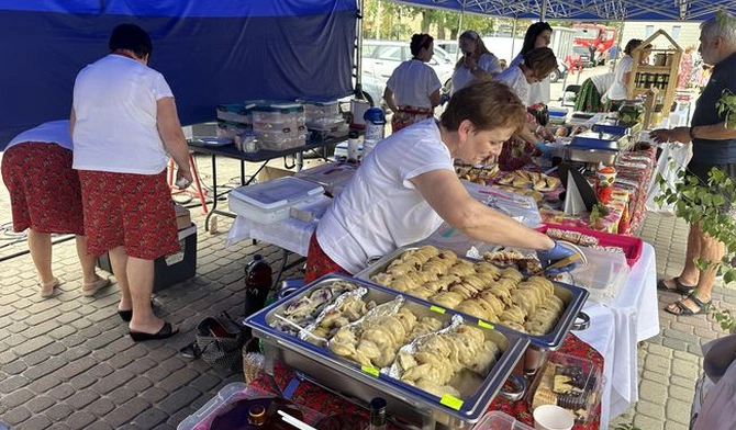Podczas festiwalu królowały pierogi róznych smaków.