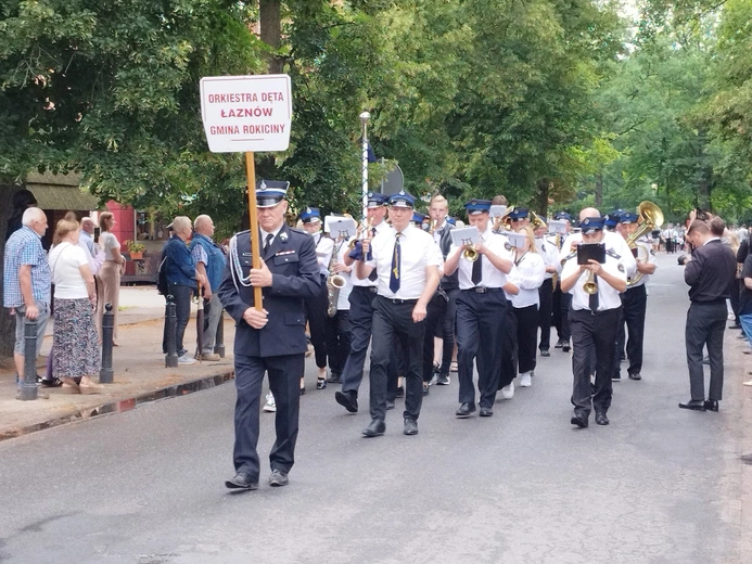 Koncert strażackich orkiestr dętych w Spale