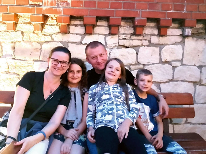 Rodzina razem dziękowała na Jasnej Górze.