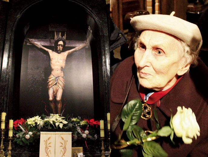 Wraz z koleżanką pomogła ks. Karłowiczowi uratować figurę Pana Jezusa.