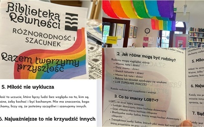 Kontrowersyjna wystawa o LGBT w bibliotece miejskiej na dziale dziecięcym. Rodzice protestują