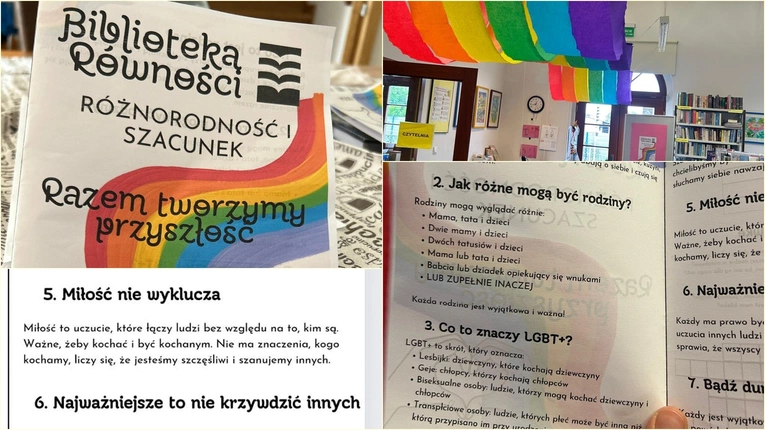Kontrowersyjna wystawa o LGBT w bibliotece miejskiej na dziale dziecięcym. Rodzice protestują