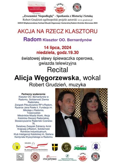 Koncert na rzecz klasztoru bernardynów