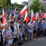 Protest przeciwko uwięzieniu ks. Olszewskiego