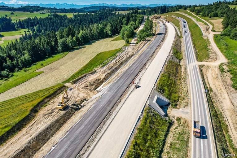 Nowa zakopianka widziana "z lotu ptaka"