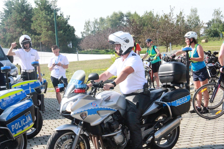 Początek II Rowerowej Pielgrzymki Tarnowskiej