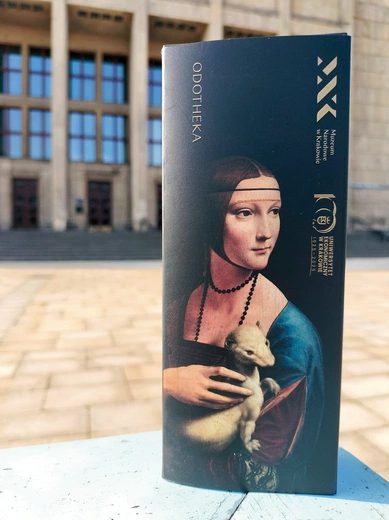 Pierwsze dzieło zbadane w ramach projektu to „Dama z gronostajem”.