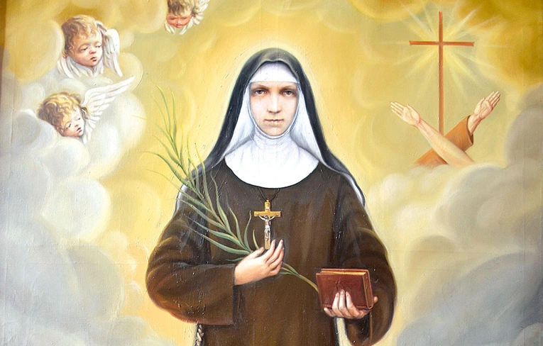 W tym roku mija 25 lat od beatyfikacji s. Marii Teresy od Dzieciątka Jezus. Na zdjęciu obraz błogosławionej czczony w Przasnyszu.