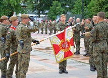 Moment ślubowania.