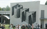 Nowy mural na Majdanku