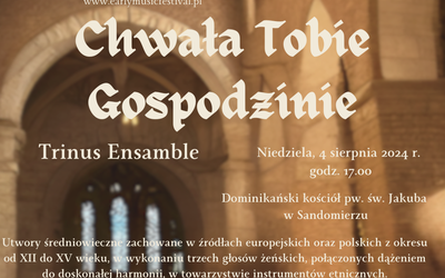 Koncert muzyki średniowiecznej w romańskiej perle Sandomierza