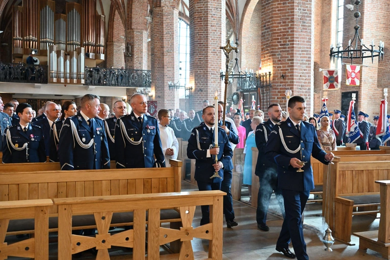 Uroczystości Święta Policji w bazylice św. Brygidy