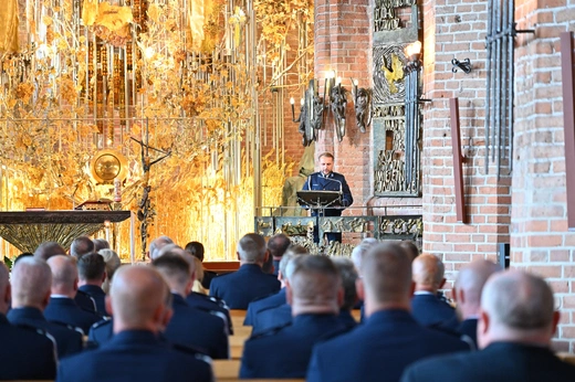 Uroczystości Święta Policji w bazylice św. Brygidy